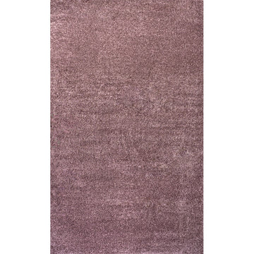 Haze Solid Low-pile Area Rug Light Purple